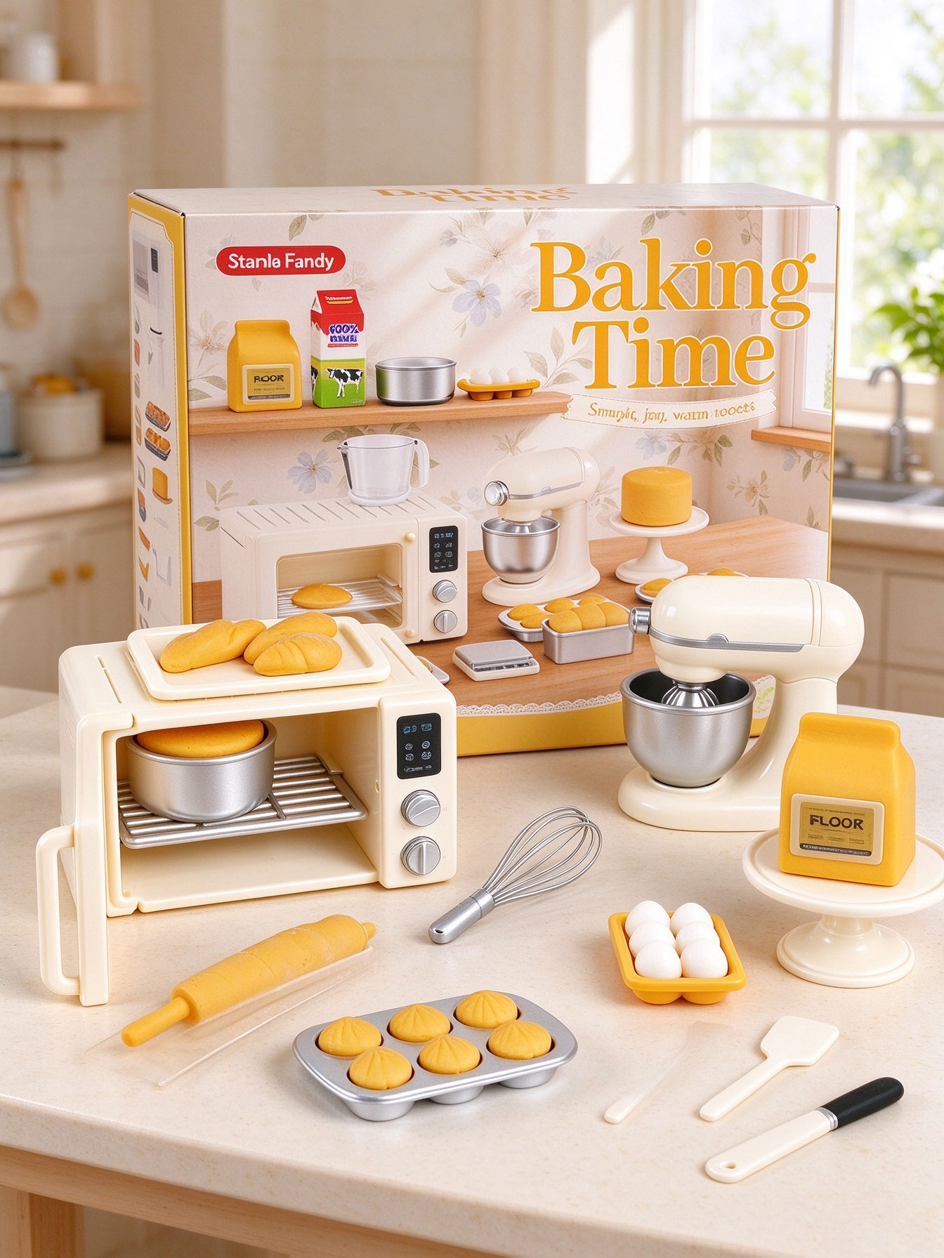 Kids Outdoor Kitchen Accessories - Set Giocattolo per Gioco di Ruolo