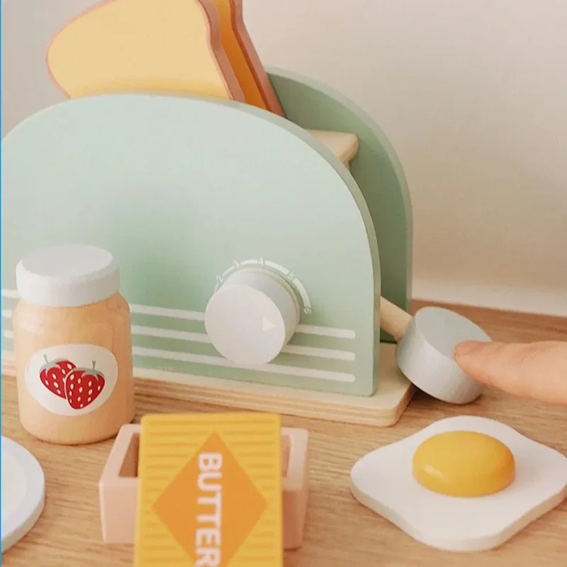 Giocattolo Tostapane in Legno  - Kids Outdoor Kitchen Accessories recensione e prezzo