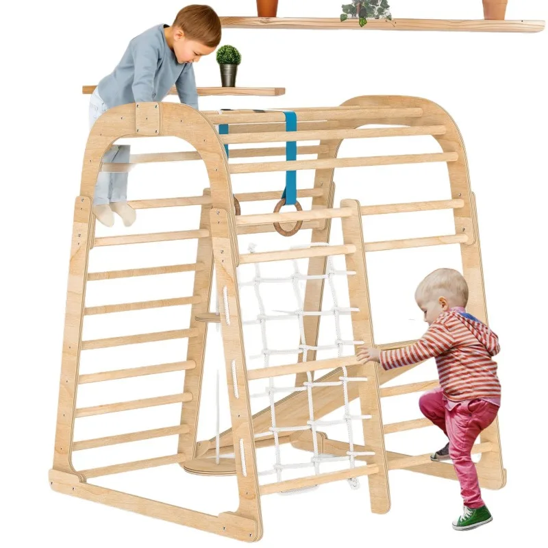 Scivolo per bambini in legno m - Kids Outdoor Climbing Frame recensione e prezzo